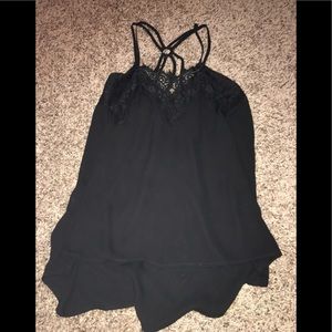 Buckle black tank